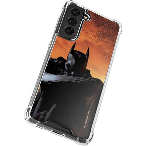 DC Comics Batman Begins Art Galaxy S21 FE Clear Case